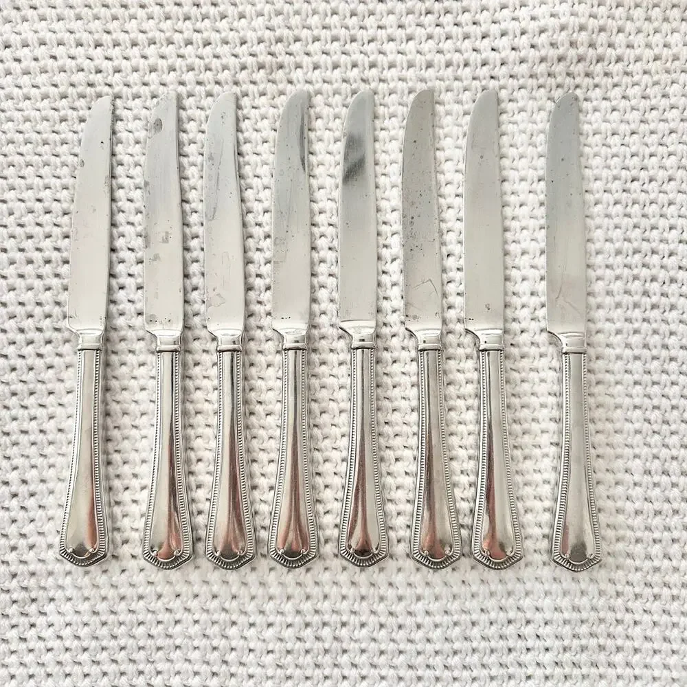 Waterford Somerset 18/10 Stainless Set 8 Dinner Forks Replacement Flatware 9.5
